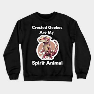 Crested Gecko Spirit Animal Crewneck Sweatshirt